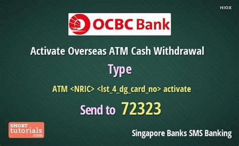 ocbc bank overseas activation.